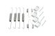 Монтажный к-кт тормозных колодок MAZDA 626, QUICK BRAKE (1050664) Монтажный к-кт тормозных колодок MAZDA 626, QUICK BRAKE (1050664)