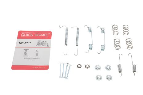 Пружинки гальмівних колодок ручника для Lanos/Opel Astra F/Ford Escort II, QUICK BRAKE (105-0710)