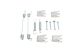 Монтажный к-кт тормозных колодок MAZDA 121, FORD FIESTA, FORD FUSION, QUICK BRAKE (1050794)