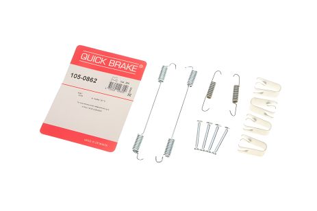 105-0862 QUICK BRAKE комплект пружинок колодок ручника Fiat Doblo 01- (AP Lockheed)