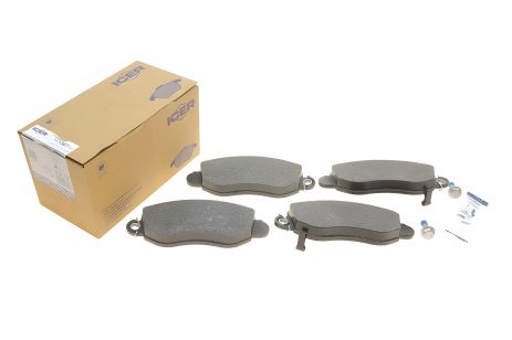 Гальмівні колодки комплект для Ford Transit, ICER (141367701) Гальмівні колодки комплект для Ford Transit, ICER (141367701)