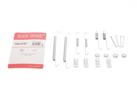 105-0757 QUICK BRAKE Комплект пружинок колодок ручника Renault Scenic/Megane 1.4-2.0 97-03 (TRW)