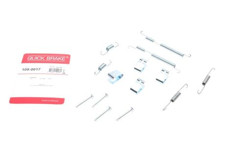 Монтажный к-кт тормозных колодок OPEL AGILA, HYUNDAI i10, HYUNDAI i20, QUICK BRAKE (1050017)