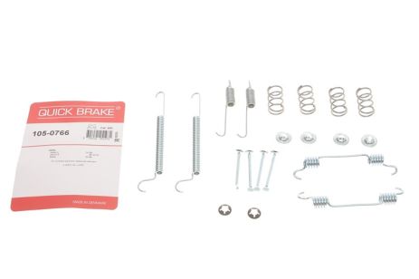 Монтажный к-кт тормозных колодок CHEVROLET CAPTIVA, OPEL ASTRA, OPEL COMBO, QUICK BRAKE (1050766)