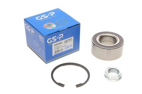 Комплект підшипника маточини OPEL CROSSLAND, DS DS, PEUGEOT RCZ, GSP (GK3584)