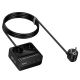 Подовжувач мережевий HOCO AC27 Descanso, 2-socket PD Desktop Charger, 1USB, 2Type-C, 30W, 3A, 2500W, 2m, black