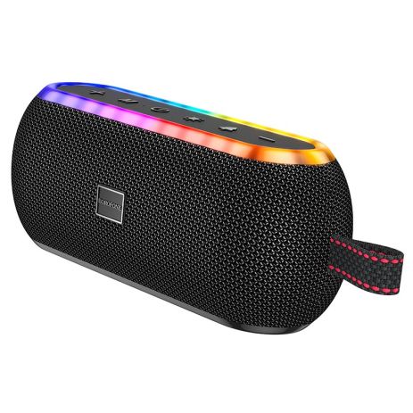 Акустика Borofone BR46 Delight, sports BT speaker, BT5.4, TF, USB, AUX, FM, TWS, 2400mAh, 4h, black