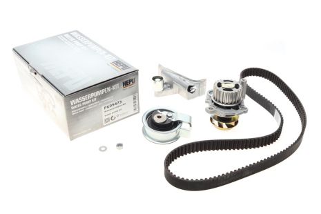 Помпа + комплект ременя ГРМ SEAT EXEO, VW PASSAT, HEPU (PK05473)