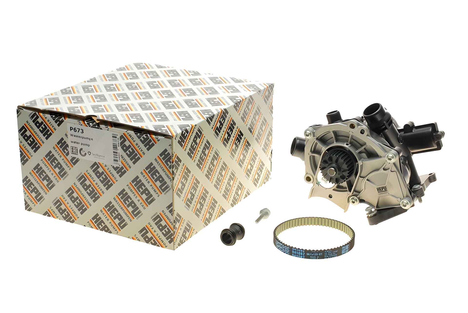 Водяная помпа для CUPRA LEON, PORSCHE MACAN, SKODA OCTAVIA, HEPU (P673) Водяная помпа для CUPRA LEON, PORSCHE MACAN, SKODA OCTAVIA, HEPU (P673)