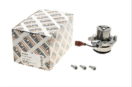 Помпа водяного насоса SEAT ALHAMBRA, SKODA KAMIQ, AUDI Q5, HEPU (P669)