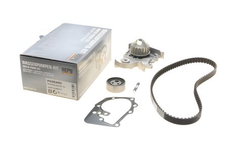 Водяний насос + комплект ГРМ DACIA LOGAN, RENAULT LOGAN, RENAULT SANDERO/STEPWAY, HEPU (PK08490) Водяний насос + комплект ГРМ DACIA LOGAN, RENAULT LOGAN, RENAULT SANDERO/STEPWAY, HEPU (PK08490)