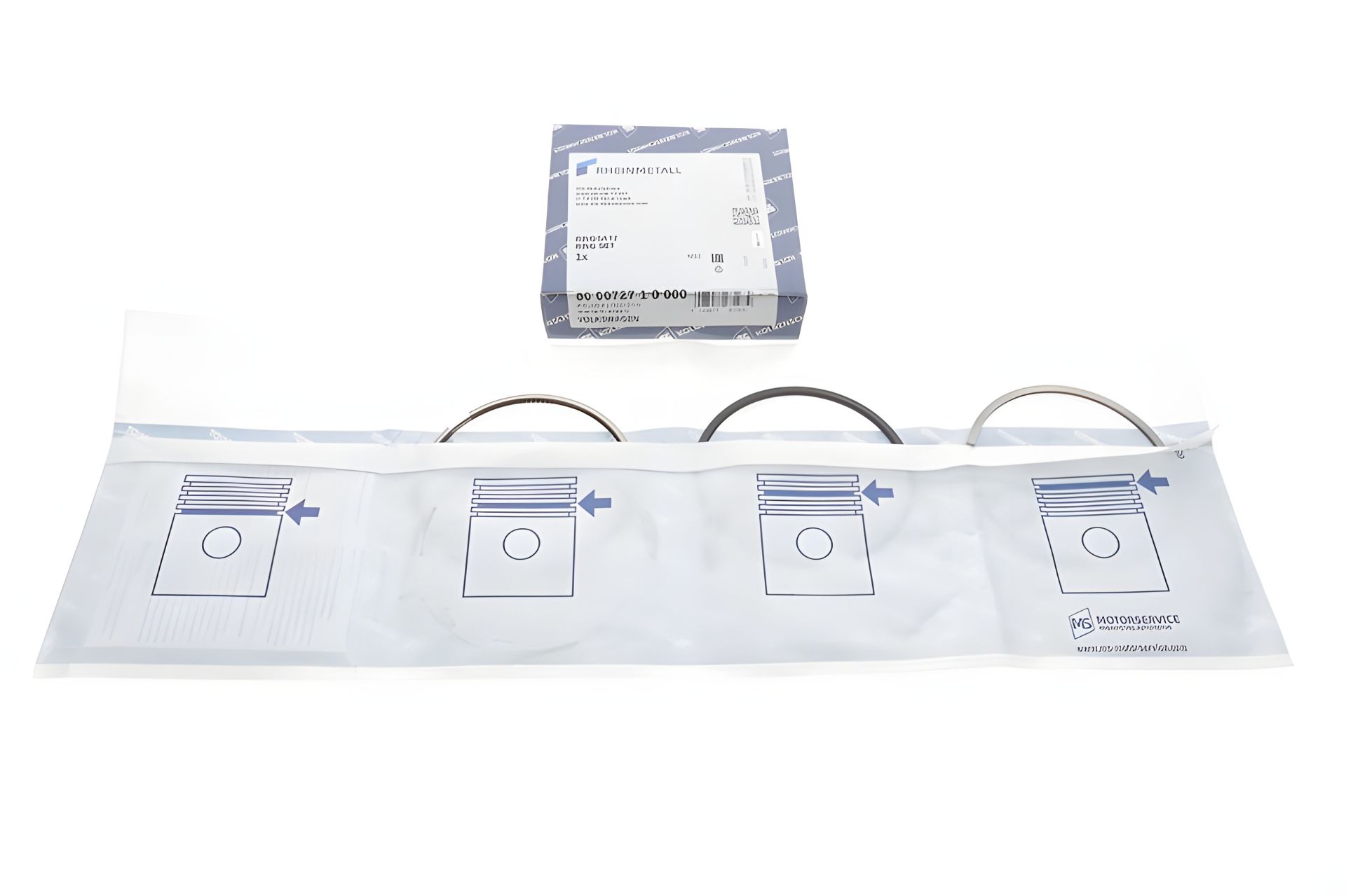 Поршневі кільця Audi A3/Volkswagen GOLF V, KOLBENSCHMIDT (800072710000) Поршневі кільця Audi A3/Volkswagen GOLF V, KOLBENSCHMIDT (800072710000)