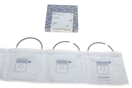 Поршневі кільця для Mercedes Benz M102, KOLBENSCHMIDT 800018910000