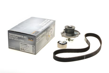 Водяний насос і комплект ГРМ FORD KA, LANCIA YPSILON, FIAT PUNTO, HEPU (PK10581)