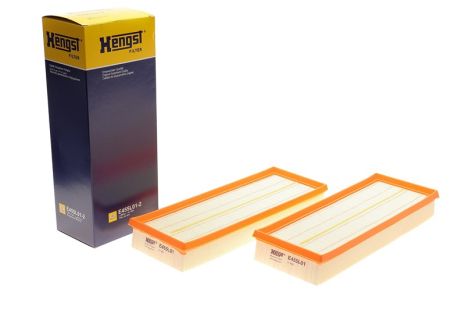 Фильтр воздушный MERCEDES-BENZ (BBDC), MERCEDES-BENZ E-CLASS, MERCEDES-BENZ SLK, HENGST FILTER (E455L012)