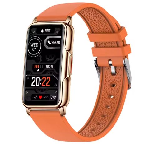 Смарт часы Smart Mioband Nano+ Orange, 2 ремешка UWatch 2118