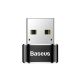 Адаптер Baseus USB Male To Type-C Female Adapter Converter Black CAAOTG-01