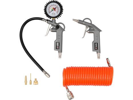 Комплект пневматичних аксесуарів YATO YT-23780 Комплект пневматичних аксесуарів YATO YT-23780