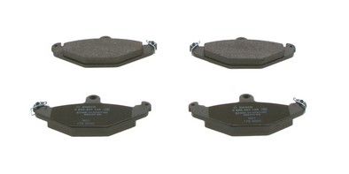 Комплект гальмівних колодок RENAULT SAFRANE, RENAULT 21, RENAULT ESPACE, REMSA (034500)
