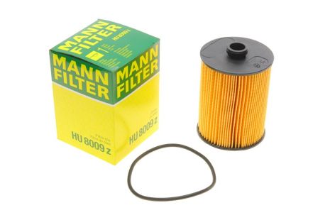 Фільтр оливи PORSCHE CAYENNE, VW PASSAT, MANN-FILTER (HU8009Z)