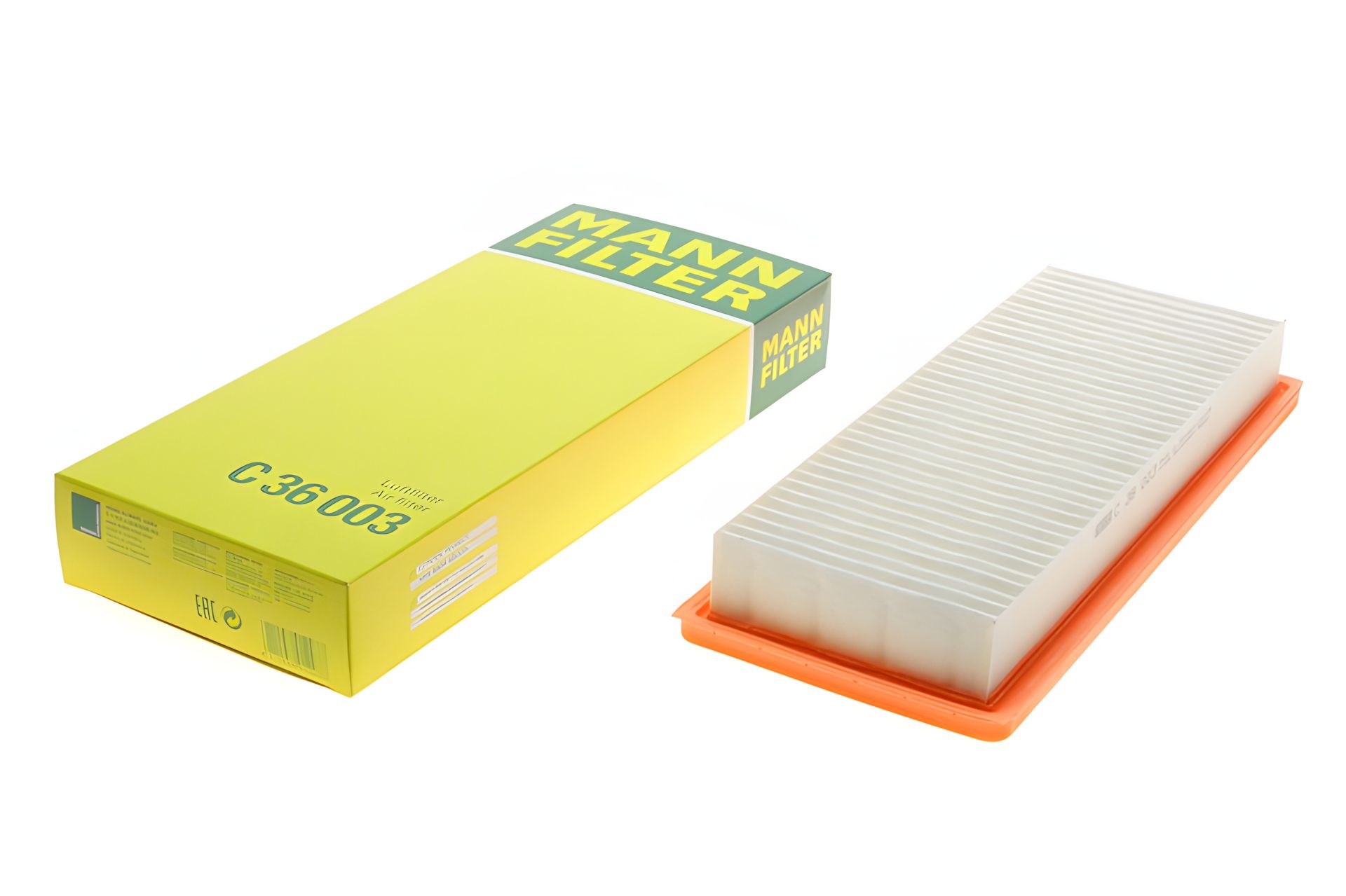 Повітряний фільтр OPEL GRANDLAND, CITROËN C4, MANN-FILTER C36003 Повітряний фільтр OPEL GRANDLAND, CITROËN C4, MANN-FILTER C36003