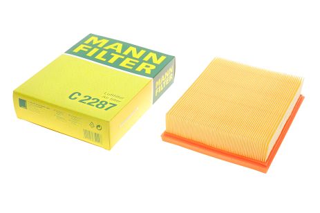 MERCEDES-BENZ повітряний фільтр B-CLASS, MANN (C2287)