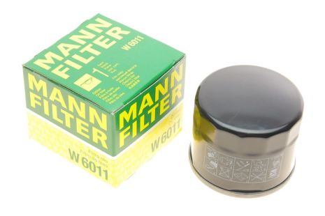 Фильтр масляный MITSUBISHI i, SMART FORTWO, MANN-FILTER (W6011)