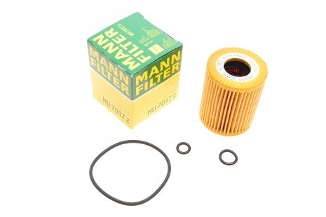 Масляный фильтр VW POLO, SEAT IBIZA, MANN-FILTER (HU7017Z)