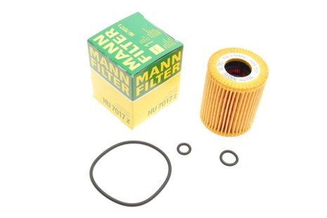 Фильтр масляный VW POLO, SEAT IBIZA, MANN-FILTER (HU7017Z)