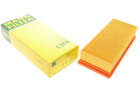 Повітряний фільтр HONDA CIVIC VI, LAND ROVER, MANN (C2874) Повітряний фільтр HONDA CIVIC VI, LAND ROVER, MANN (C2874)