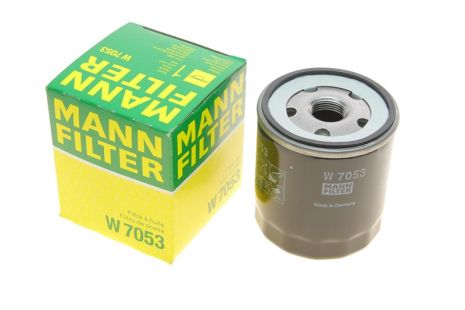 Фільтр оливи PSA BERLINGO, PARTNER 96-, FIAT DUCATO 06-, MANN-FILTER (W7053)