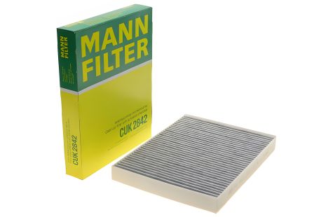 Салонный фильтр AUDI Q7, VW TRANSPORTER, MANN-FILTER (CUK2842)