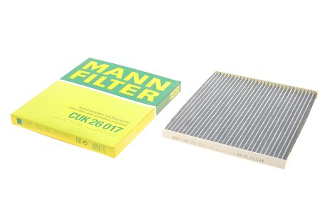 Салонний фільтр KIA OPTIMA, HYUNDAI GRAND, MANN-FILTER (CUK26017)