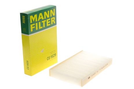 Фильтр салона для RENAULT FLUENCE и NISSAN PULSAR, MANN-FILTER (CU1629) Фильтр салона для RENAULT FLUENCE и NISSAN PULSAR, MANN-FILTER (CU1629)