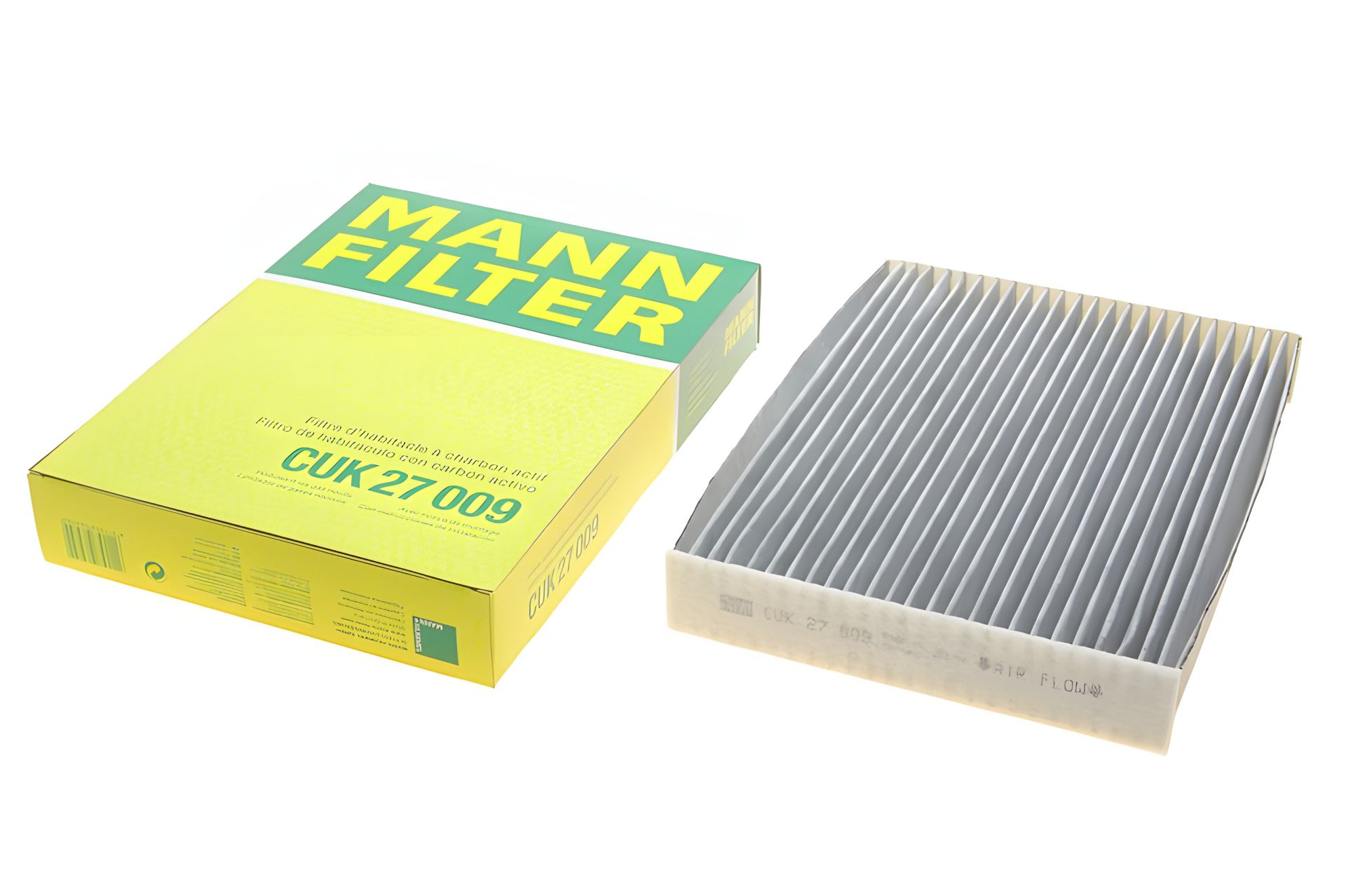 Салону фільтр RENAULT SCENIC III 09-, TRAFIC III 14- вугольний, MANN (CUK27009) Салону фільтр RENAULT SCENIC III 09-, TRAFIC III 14- вугольний, MANN (CUK27009)