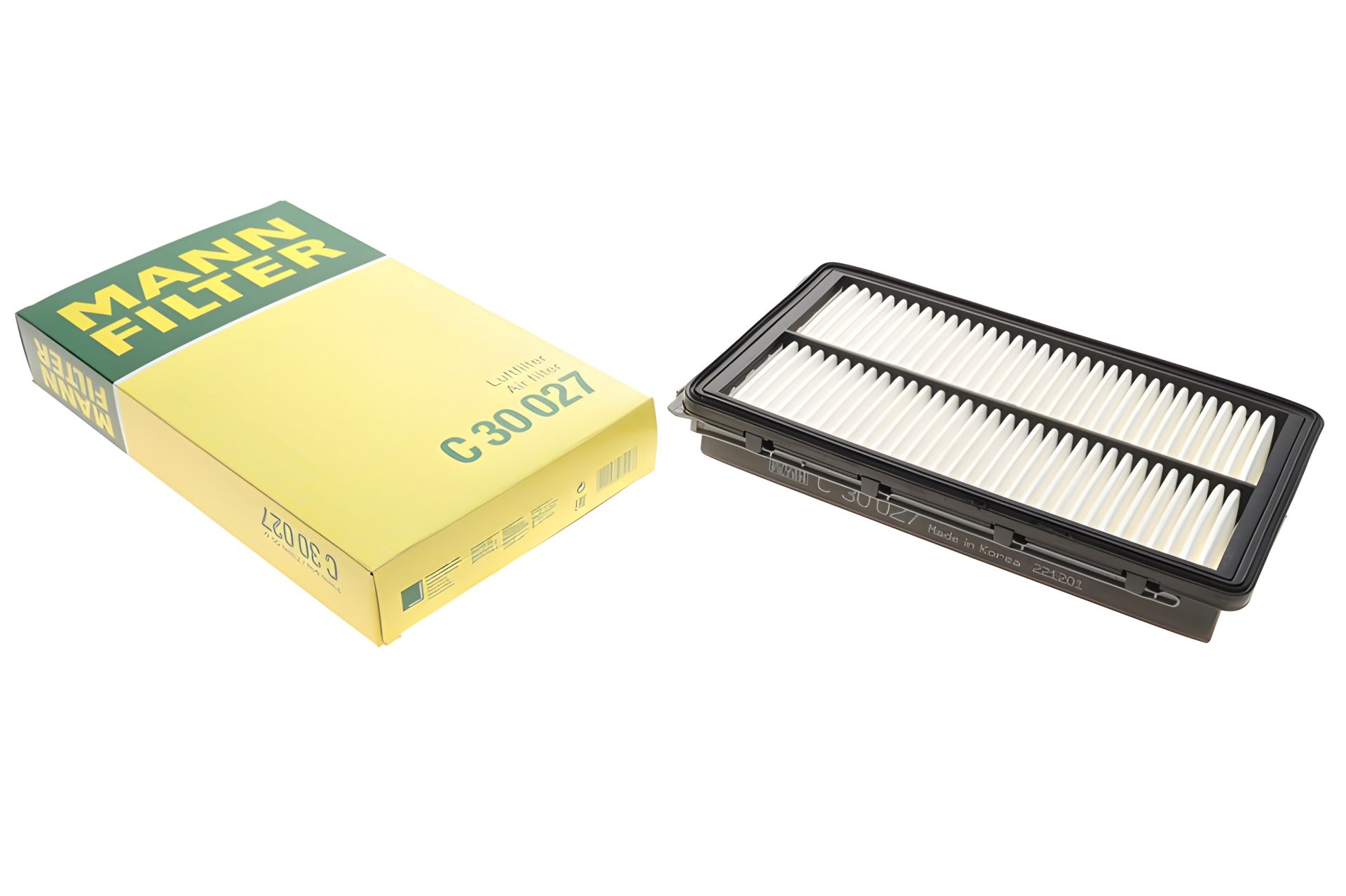 Воздушный фильтр для HYUNDAI SANTA FE 2.0-2.2 CRDI 18-, MANN (C30027) Воздушный фильтр для HYUNDAI SANTA FE 2.0-2.2 CRDI 18-, MANN (C30027)