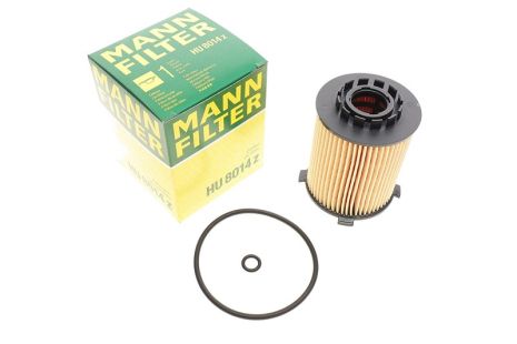 Фильтр масла VOLVO S60/S80/XC90 1.5/2.0D 15-, MANN-FILTER (HU8014Z)