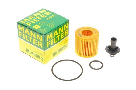 Фильтр масла Avensis/Lexus CT/Corola/Rav 4/Yaris 07-, MANN-FILTER (HU6006Z)