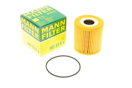 Оливний фiльтр Volvo S40/V40 95-04/S60 01-10/S/C/V70 97- (бензин), MANN-FILTER (HU819X) Оливний фiльтр Volvo S40/V40 95-04/S60 01-10/S/C/V70 97- (бензин), MANN-FILTER (HU819X)