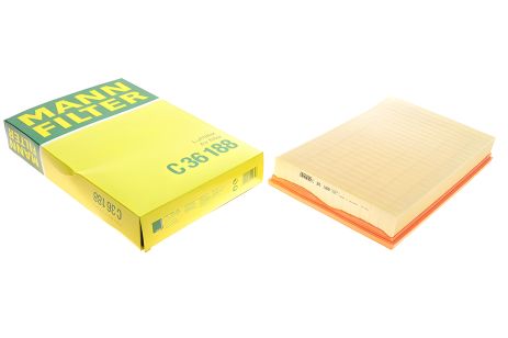 Повітряний фільтр SKODA SUPERB, VW PASSAT, MANN (C36188)