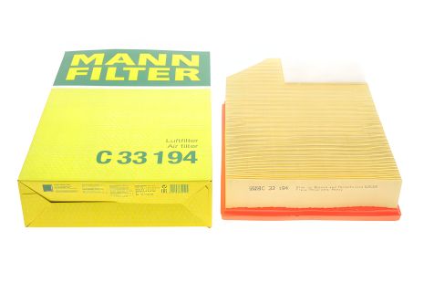 Фільтр повітряний VOLVO XC90, MANN (C33194), ортодокс Фільтр повітряний VOLVO XC90, MANN (C33194), ортодокс