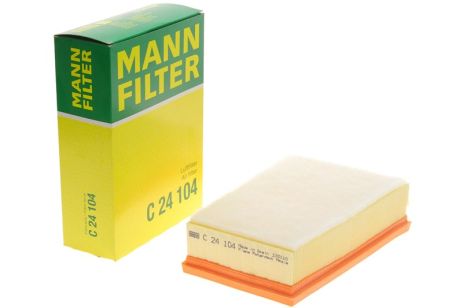 Фільтр повітряний RENAULT KOLEOS 2.0 DCI 08, MANN-FILTER (C24104) Фільтр повітряний RENAULT KOLEOS 2.0 DCI 08, MANN-FILTER (C24104)