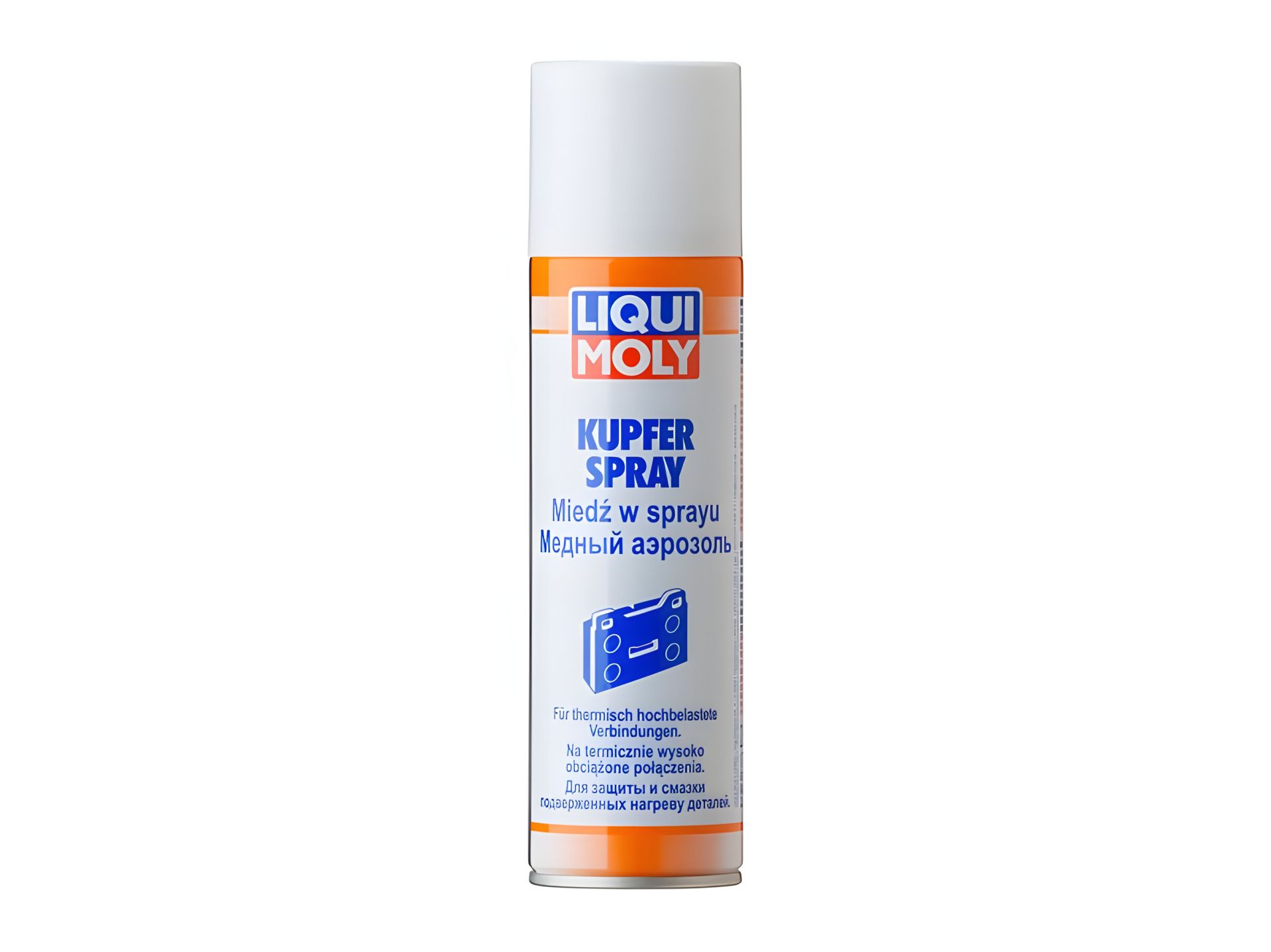 Змащення високотемпературне мідне LIQUI MOLY Kupfer Spray (0.25 л) спрей (3970) Змащення високотемпературне мідне LIQUI MOLY Kupfer Spray (0.25 л) спрей (3970)