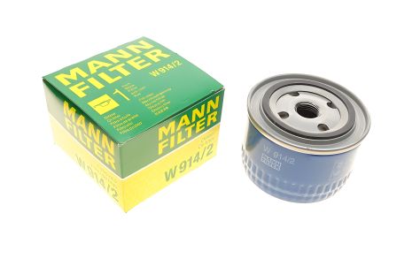 Фильтр масляный ВАЗ 2108, MANN (W914/2) (2108-1012005)