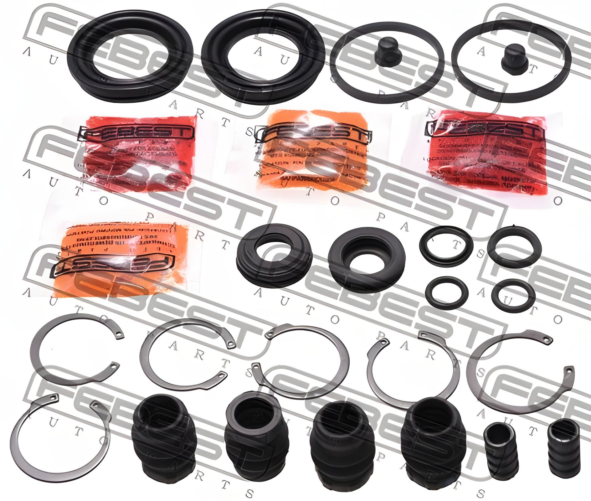 Гальмівного супорта ремкомплект NISSAN MAXIMA, FEBEST (0275A33R) Гальмівного супорта ремкомплект NISSAN MAXIMA, FEBEST (0275A33R)