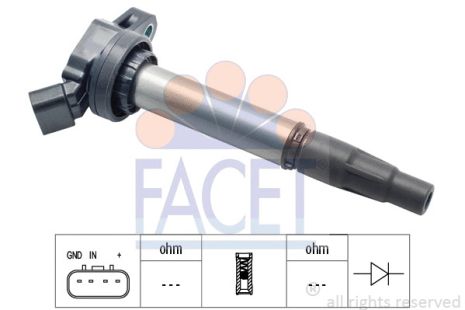 Катушка зажигания LEXUS NX, TOYOTA RAV, TOYOTA COROLLA, FACET (96436)