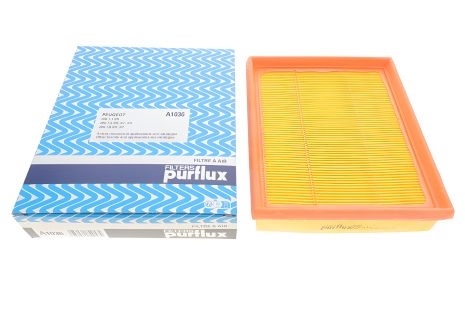 Повітряний фільтр Peugeot 206, PURFLUX (A1036) Повітряний фільтр Peugeot 206, PURFLUX (A1036)