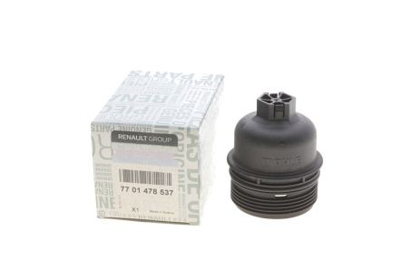 Крышка масляного фильтра Trafic 2.0 dCi (M9R)/Master 2.3 CDTi (M9T), RENAULT (7701478537)