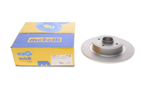 Диск гальмівний RENAULT GRAND SCÉNIC, METELLI (231457) - ScenicBrake