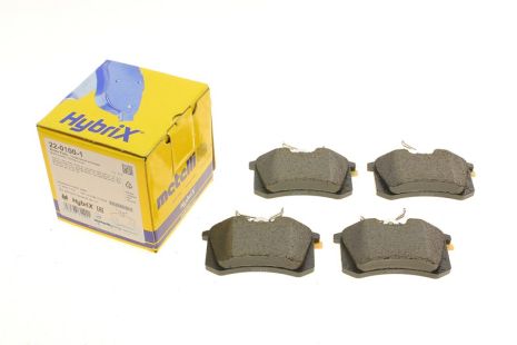 Комплект тормозных колодок RENAULT GRAND SCÉNIC, LANCIA PHEDRA, MAZDA 6, METELLI (2201001)